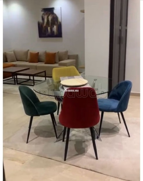 Appartements à louer à Ain Diab. 2 belles chambres. Cheminée, piscine - Vente Immobilier - Casablanca - photo 2