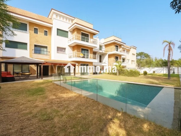 magnifique-rez-de-jardin-avec-piscine-a-vendre-a-la-palmeraie-bouskoura-ville-verte-big-0