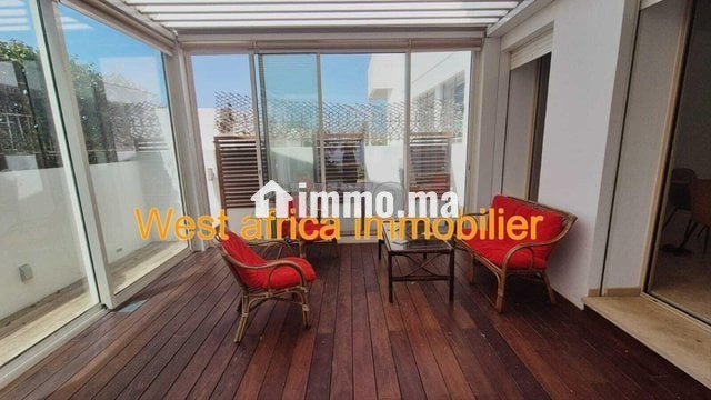 villa-meublee-avec-piscine-a-harhoura-front-de-mer-big-8