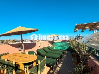 Riad Abi vue magique et piscine en privatisation - Maison à vendre