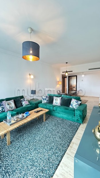 Location d'un appartement à De La Plage. Surface totale 95 m². Porte blindée, salon marocain traditionnel - Vente Immobilier - Tanger - photo 4