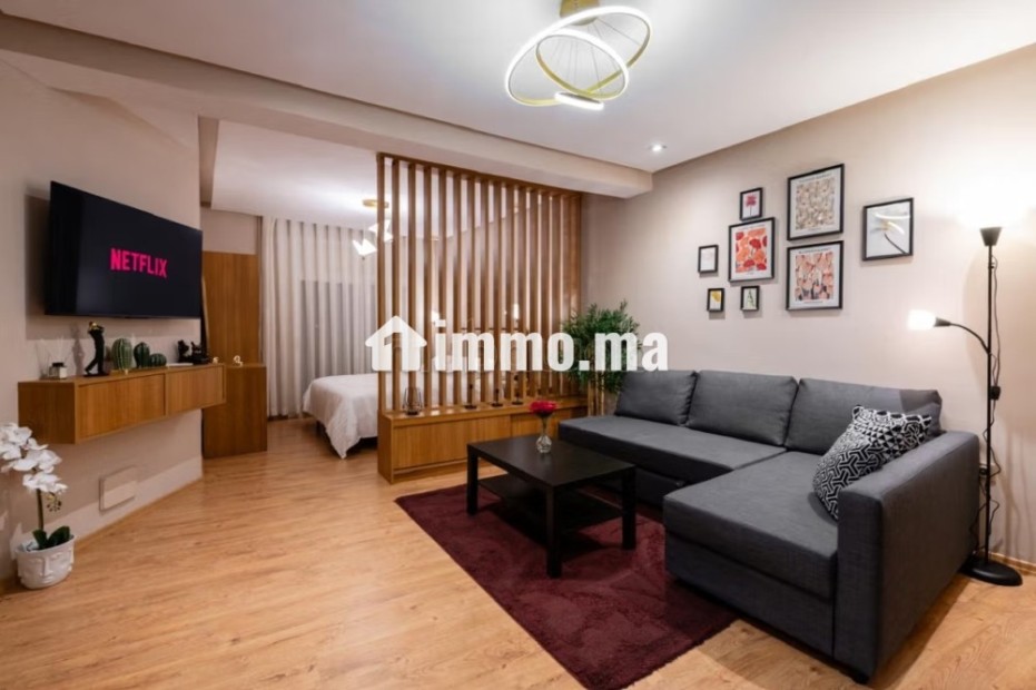 Très bel appartement en location journalière en Hassan Centre Ville. 1 Pièce. Bien meublé - Vente Immobilier - Rabat - photo 4