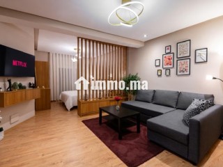 Très bel appartement en location journalière en Hassan Centre Ville. 1 Pièce. Bien meublé - Appartement à vendre - Rabat