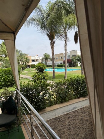 location-triplex-meuble-a-harhoura-residence-avec-piscine-big-0
