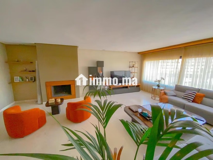 Appartement en location à Racine sans vis a vis. Surface totale 130 m². Bien meublé - Location Immobilier - Casablanca - photo 1
