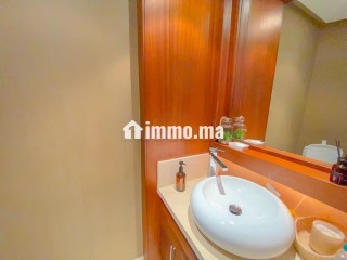 Appartement en location à Racine sans vis a vis. Surface totale 130 m². Bien meublé - Appartement à louer - Casablanca