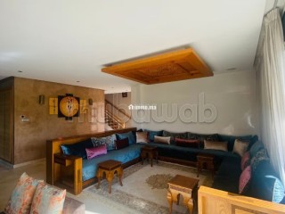 Villa bout de bande à louer meublé sur CGI Bouskoura - Villa à louer