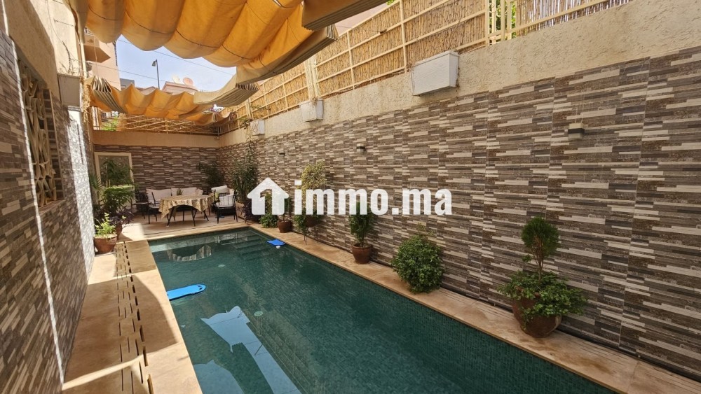 Maison a vendre Route Casablanca 9 grandes pièces Bien meublé idéal pour faire une maison d’hôtes - Vente Immobilier - Marrakech - photo 4