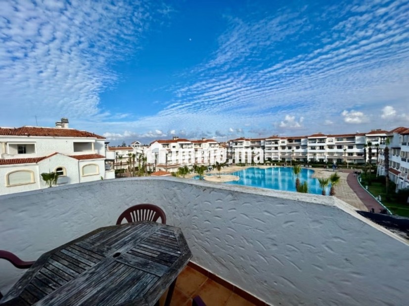 Appartement en vente à Sidi Rahal. 2 chambres agréables. Vue exceptionnelle sur la mer, chauffage central - Vente Immobilier - Dar Bouazza - photo 1
