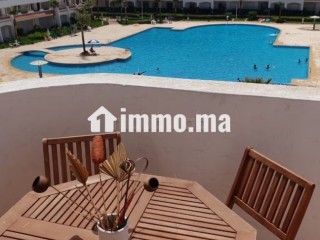 Appartement en vente à Sidi Rahal. 2 chambres agréables. Vue exceptionnelle sur la mer, chauffage central - Appartement à vendre - Dar Bouazza
