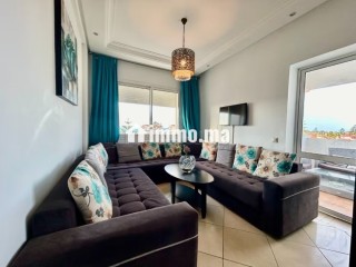 Appartement en vente à Sidi Rahal. 2 chambres agréables. Vue exceptionnelle sur la mer, chauffage central - Appartement à vendre - Dar Bouazza