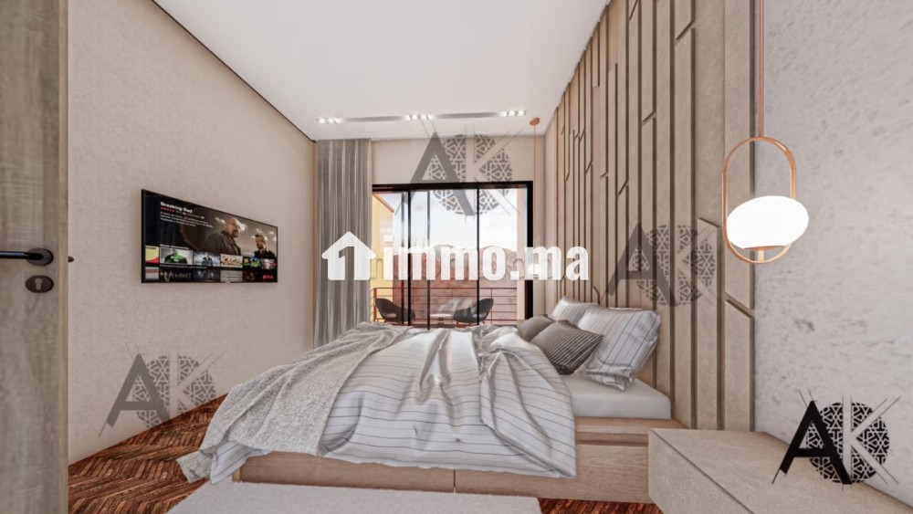 Appartement en vente à Guéliz. 1 chambre. Double vitrage et chauffage central - Vente Immobilier - Marrakech - photo 2