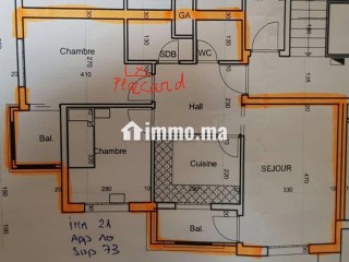 Beau T3 RDC Résidence balnéaire, Piscines et PKG - Appartement à vendre - El Mansouria