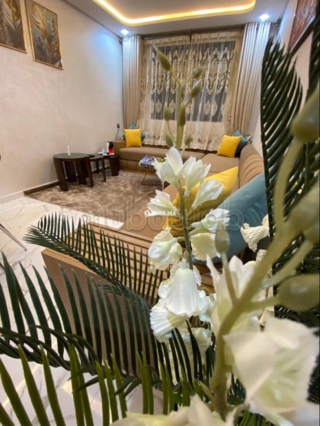 Appartement de vacances à louer à Hay Mohammadi. Surface totale 72 m². Fenêtres double vitrage et chauffage central - Vente Immobilier - Agadir - photo 2