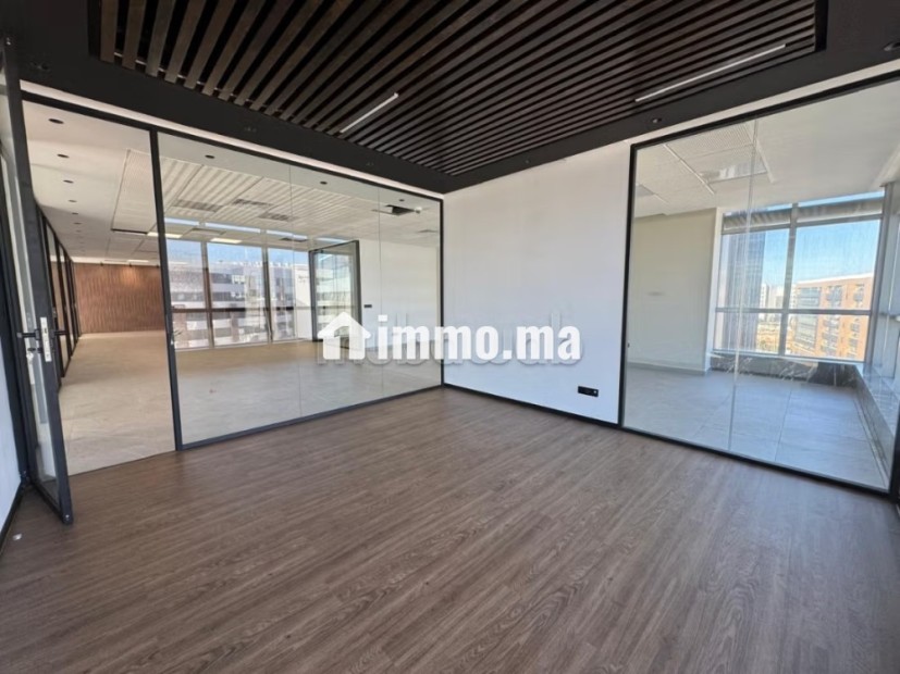 Bureau Prime 248 M² Neuf Aménagé A Sidi Maârouf - Location Immobilier - Casablanca - photo 2