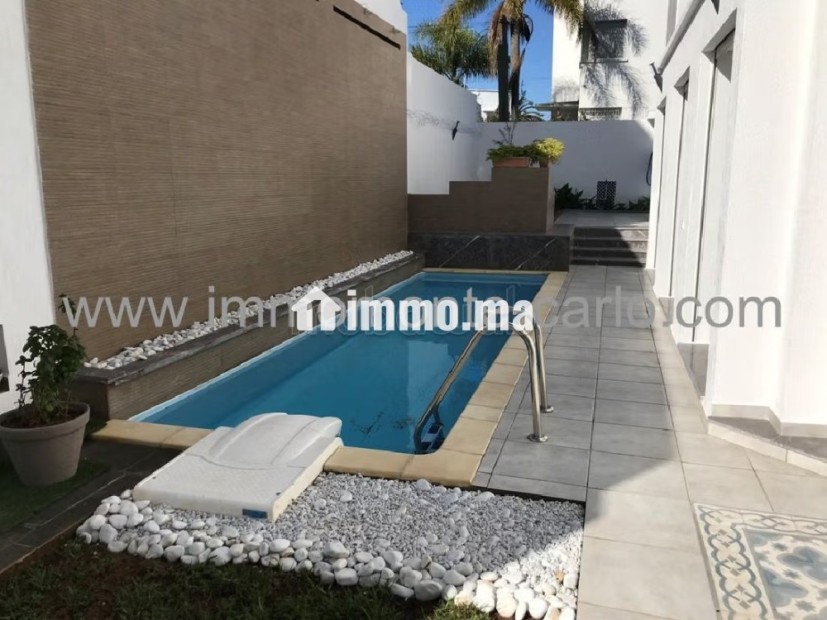 Villa neuve haut standing avec piscine à Hassan - Location Immobilier - Rabat - photo 1