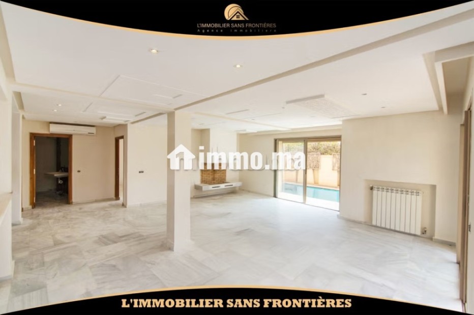 Villa semi meublée avec piscine privée à louer, Targa - Location Immobilier - Marrakech - photo 1