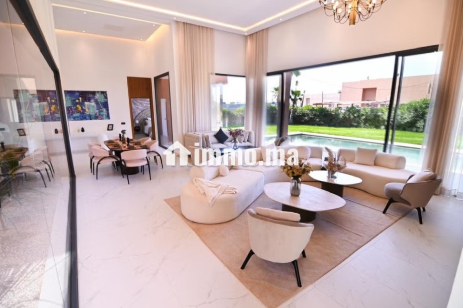 Vente Villa Plain Route Sans vis à vis - Vente Immobilier - Marrakech - photo 5