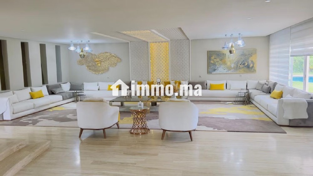 Villa standing meublée avec piscine a souissi - Location Immobilier - Rabat - photo 2