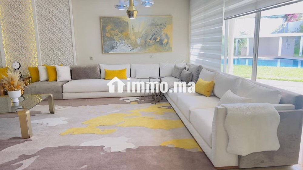 Villa standing meublée avec piscine a souissi - Location Immobilier - Rabat - photo 3
