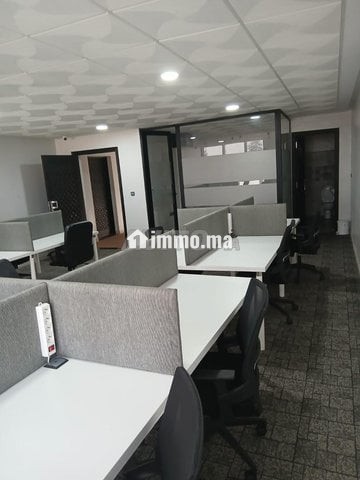 PLATEAU BUREAU MEUBLE EQUIPE A LOUER - Location Immobilier - El Jadida - photo 3