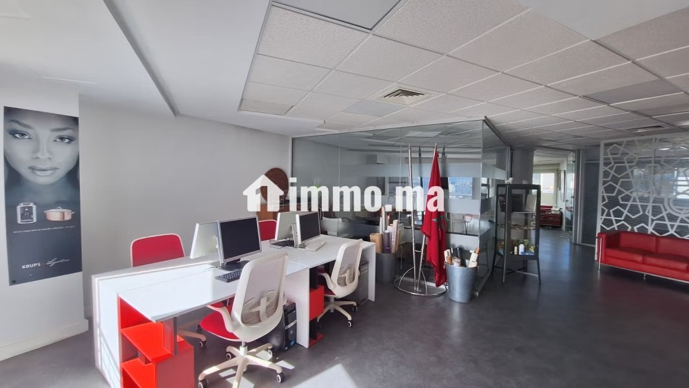 Bureau 198 m² neuf 8ème étage terrasse - Vente Immobilier - Casablanca - photo 1