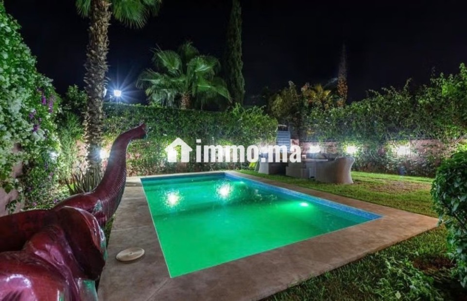 Villa meublée 4ch piscine à louer LD Marrakech - Location Immobilier - Marrakech - photo 6