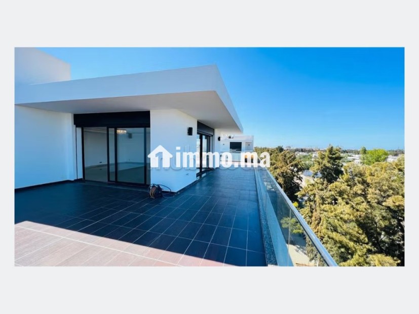 Penthouse neuf en location a l orangeraie souissi - Location Immobilier - Rabat - photo 1