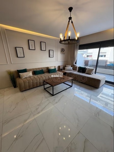 Location d'un appartement à Maârif. Surface de 75 m². Bien meublé - Location Immobilier - Casablanca - photo 1