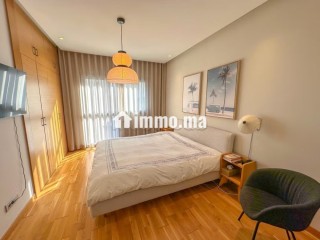 Location d'un appartement à Casablanca Finance City. 2 chambres. Porte blindée, sécurité - Appartement à louer - Casablanca
