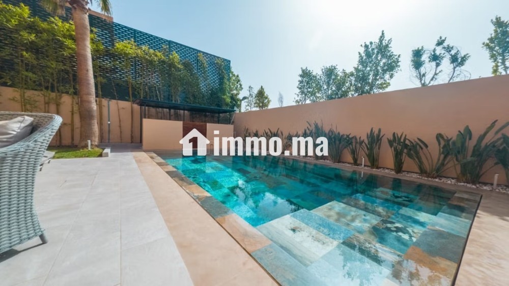 Villa de haut standing à louer à Route de l'Ourika. 4 chambres. Meublé - Location Immobilier - Marrakech - photo 1