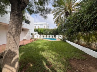 Location villa de luxe à CIL Hay Salam. 3 belles chambres. Cheminée, piscine - Villa à louer - Casablanca