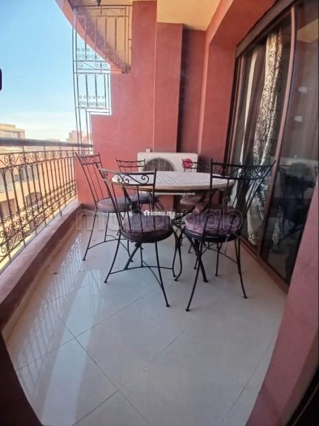 Louez cet appartement à Guéliz. 1 chambre. Résidence avec concierge, climatisation générale - Location Immobilier - Marrakech - photo 2