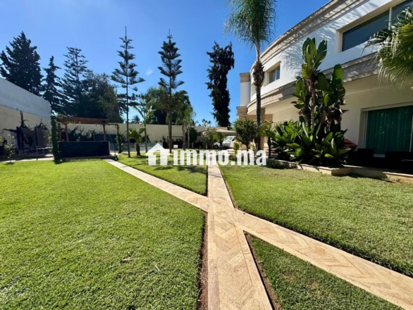 Villa Meublée 7CH à Louer – Orangeraie de Souissi - Location Immobilier - Rabat - photo 1