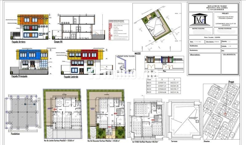 Terrain 300m 3 façades pour villa ou école privée - Vente Immobilier - Azemmour - photo 5
