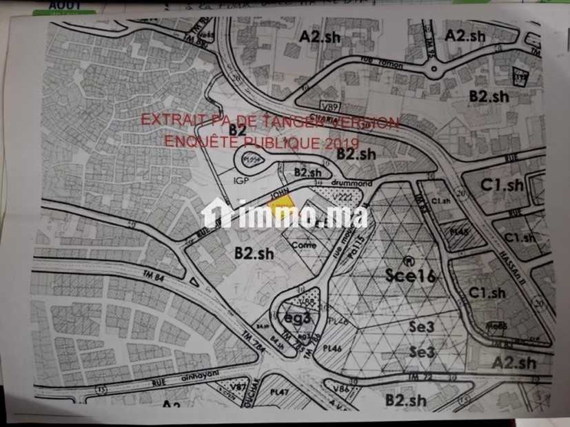 Terrain pour immeuble au centre de Tanger - Vente Immobilier - Tanger - photo 1