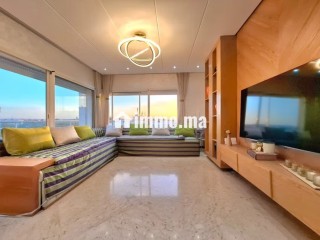 Super Appartement Meublé Vue Incroyable sur Mer - Appartement à louer - Dar Bouazza