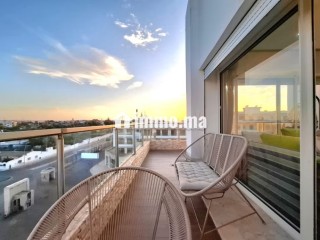 Super Appartement Meublé Vue Incroyable sur Mer - Appartement à louer - Dar Bouazza