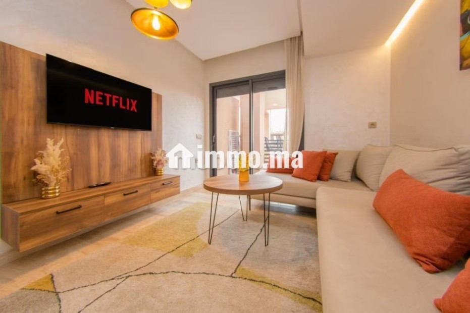 Très bel appartement en location à Samlalia.
Surface totale 80 m².
Bien meublé - Location Immobilier - Marrakech - photo 1