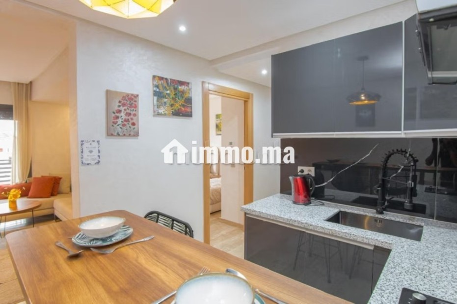 Très bel appartement en location à Samlalia.
Surface totale 80 m².
Bien meublé - Location Immobilier - Marrakech - photo 5