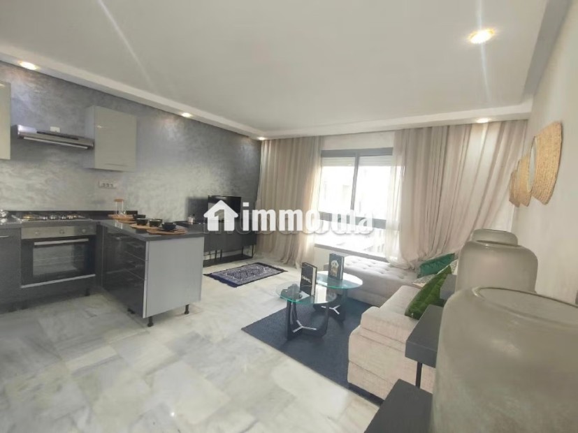 Appartement terrasse neuf meublé 75m² Bourgogne - Location Immobilier - Casablanca - photo 4