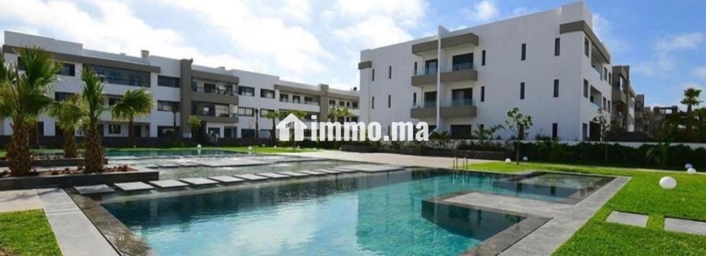 À Dar Bouaaza Superbe Rez De Jardin à louer Vide. 3 belles chambres. Concierge et piscine - Location Immobilier - Dar Bouazza - photo 1