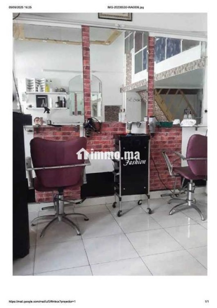 Salon de coiffure et esthétique - Location Immobilier - Rabat - photo 1