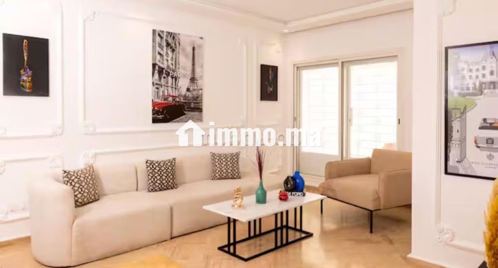 Sublime appartement style haussmanien avec terrasse - Location Immobilier - Casablanca - photo 1