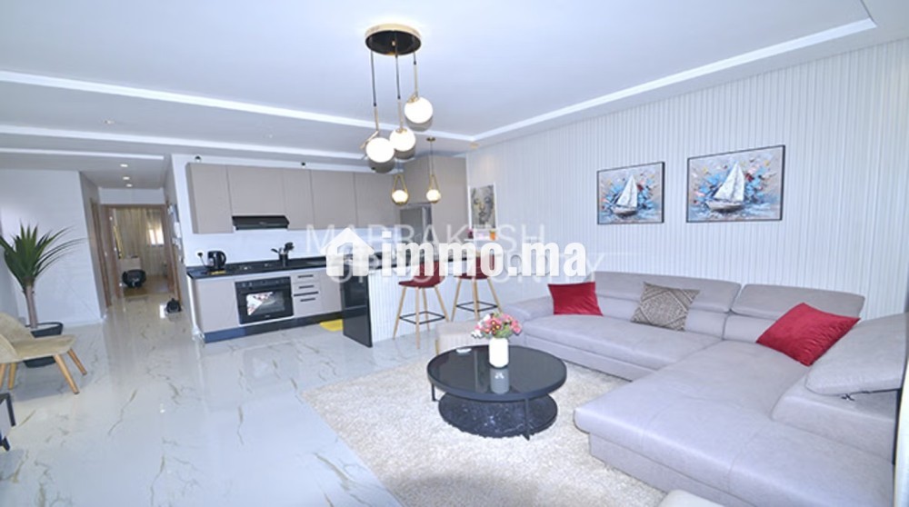Moderne Appartement meublé en location à Guéliz - Location Immobilier - Marrakech - photo 2