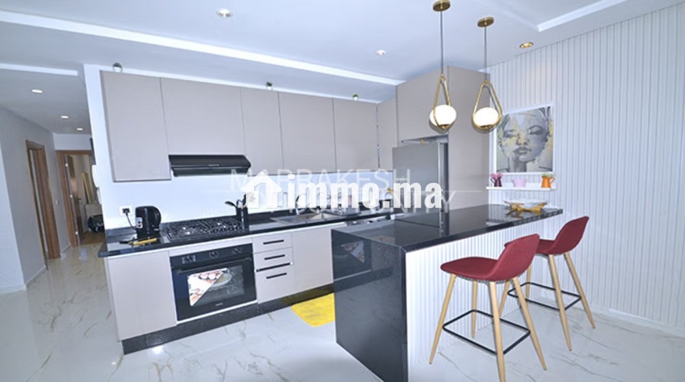 Moderne Appartement meublé en location à Guéliz - Location Immobilier - Marrakech - photo 3