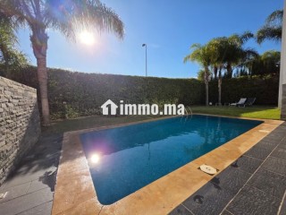 Villa moderne avec piscine résidence fermée Bouskoura - Villa à louer