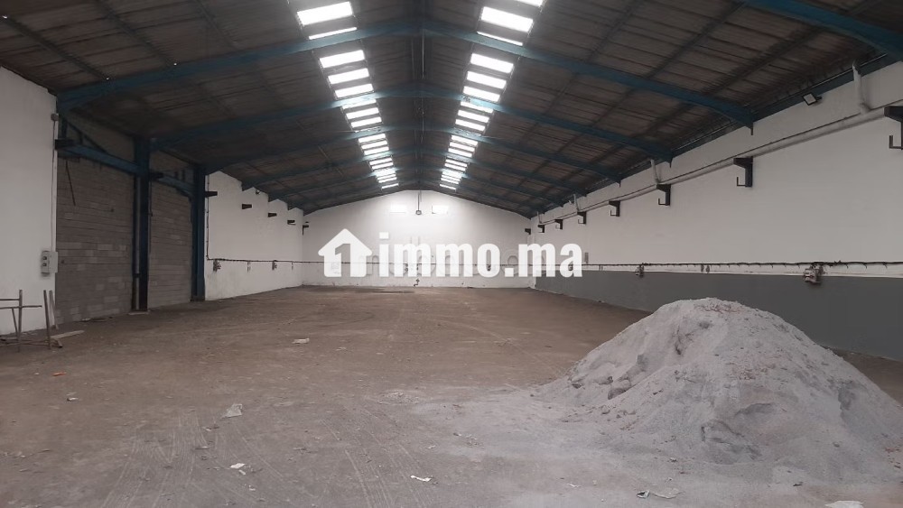Hangar commercial avec bureau Ain sebaa - Location Immobilier - Casablanca - photo 1