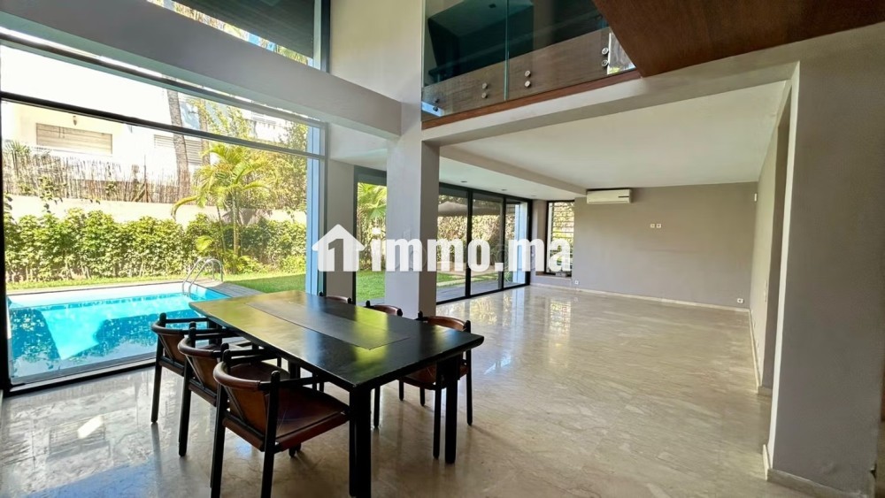 Magnifique villa vide en loc. Val d'anfa - Location Immobilier - Casablanca - photo 8