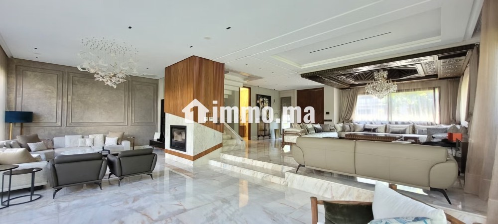 Villa neuve, moderne et luxueusement meublée - Location Immobilier - Casablanca - photo 5